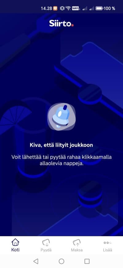 Siirto mobiilisovellus