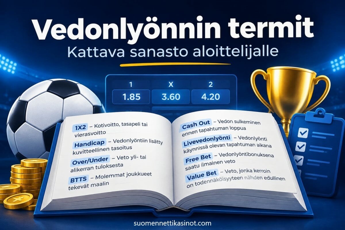 Vedonlyönnin termit