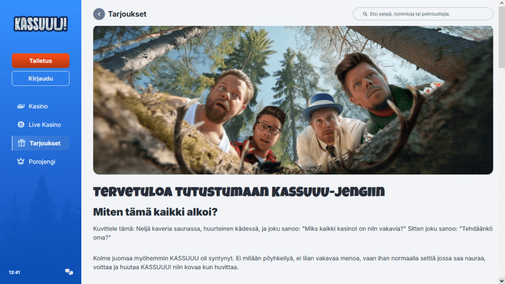 KASSUUU! kertoo sivuillaan jengistään.