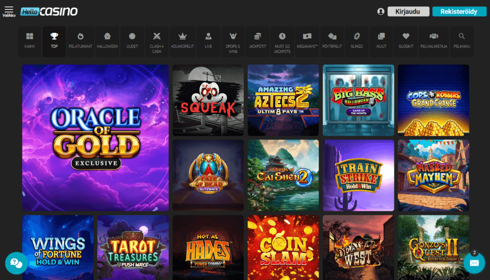 Hello Casino pelit