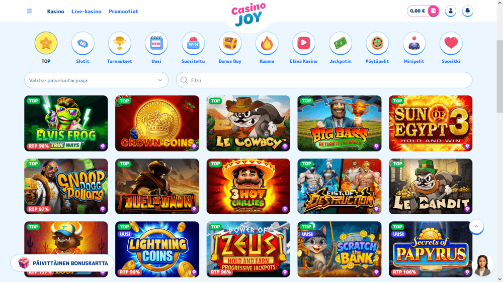 Casino Joy pelit