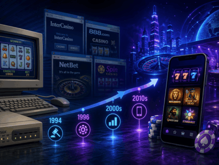 Vanhimmat nettikasinot – näin digitaalinen peliala sai alkunsa